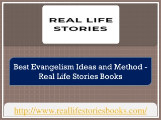 Best Evangelism Ideas and Method - Real Life Stories Books