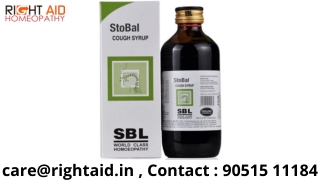 SBL Stobal Cough Syrup Effective in all types of cough