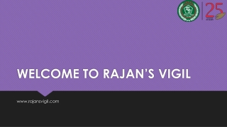 Get Best Security Guard at Rajan’s Vigil