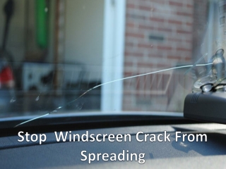 Stop  Windscreen Crack From Spreading