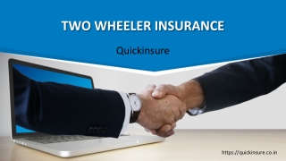 TWO WHEELER INSURANCE- Quickinsure