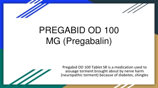 PREGABID OD 100 MG (Pregabalin)