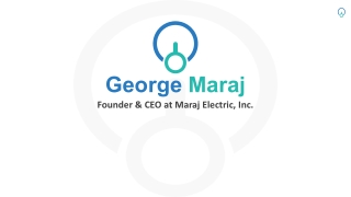 George Maraj - Dynamic and Highly Dedicated Professional