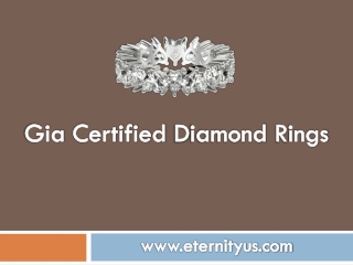 GIA Certified Diamond Rings for Christmas and New Year