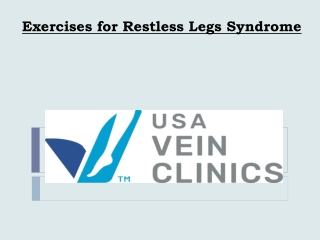 Exercises for Restless Legs Syndrome