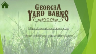 Buy Unique with Custom Storage Sheds - Georgia Yard Barns
