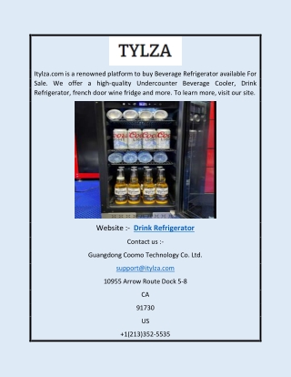 Drink Refrigerator | Itylza.com