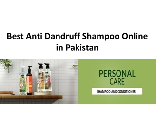 Best Anti Dandruff Shampoo Online in Pakistan