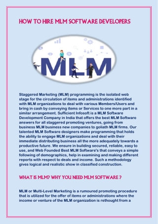 How to Hire MLM Software Developers