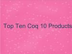 Coenzyme Q10 - Heart Health Supplements | Ez-Healthsolutions