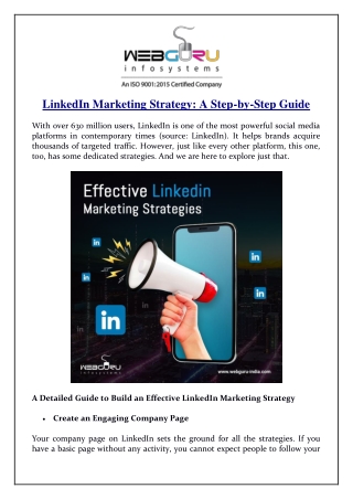 LinkedIn Marketing Strategy: A Step-by-Step Guide