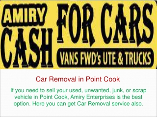 Car Removal in Point Cook