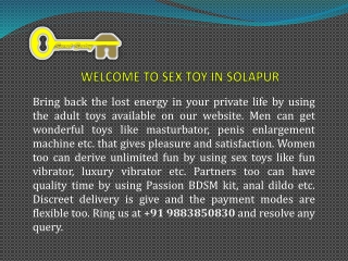 Sex Toys in Solapur
