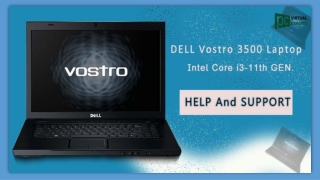 Dell Vostro 3500 laptop support 1(888) 840-1555