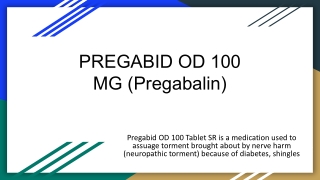 PREGABID OD 100 MG (Pregabalin)