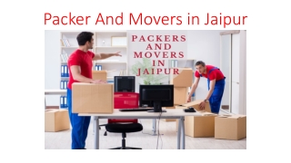 Best Deals on home shifting services in Jaipur