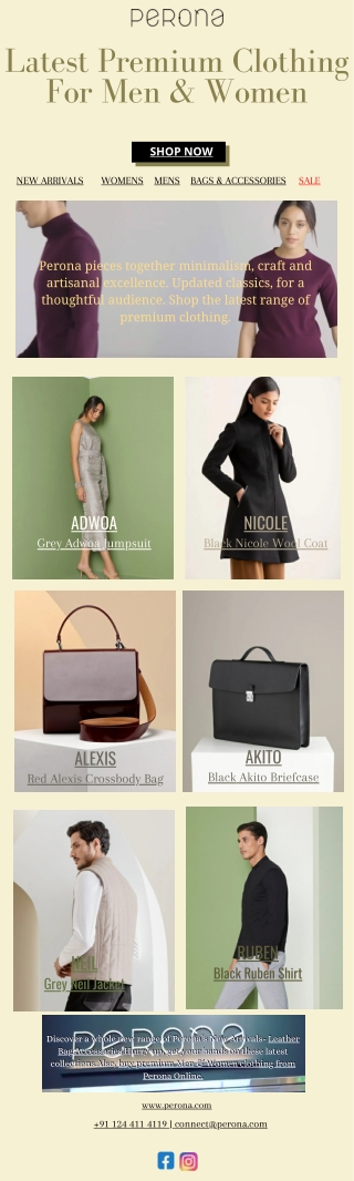 Latest Premium Clothing For Men And Women