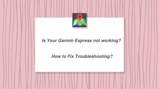How Can fix Garmin Express Error