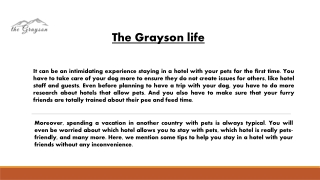 Places For Rent That Allow Dogs - The Grayson Life