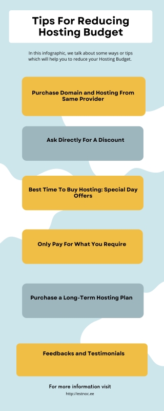 Tips For Reducing Hosting Budget