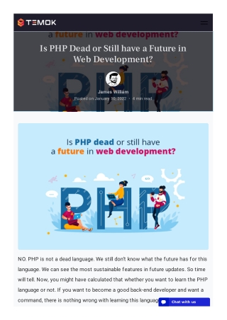 Is PHP Dead or Still Have a Future in Web Development