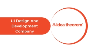 IDEA THEOREM - UI Development Company