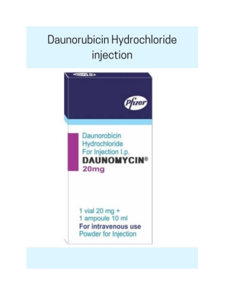 Daunomycin injection