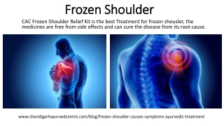 Ayurvedic Treatment for Frozen Shoulder