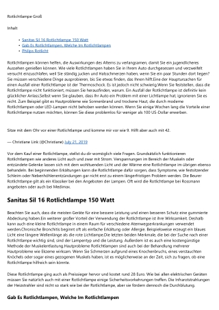 Infrarot Lampe ist kein Geheimnis mehr