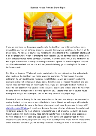 BounceHouseRentalsDoneRight