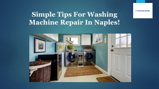 Are You Looking For Service Of Washing Machine Repair In Neples