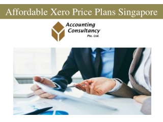 Affordable Xero Price Plans Singapore