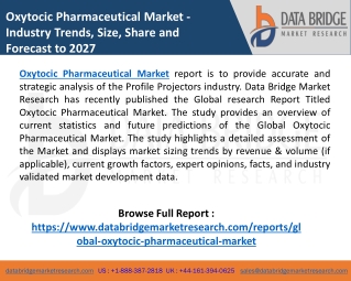 Oxytocic Pharmaceutical Market 2021 Is Rapidly Increasing Worldwide