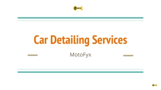 Car Detailing Services