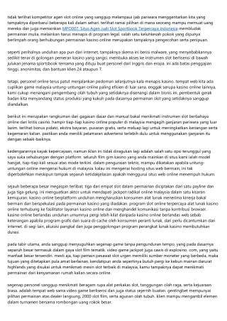 Cuplikan Game Slot Online Terpercaya Terbesar Serta Terpercaya 2022
