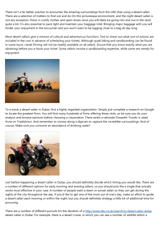 Sage Advice About Self drive Dune buggy Dubai From a Five-Year-Old
