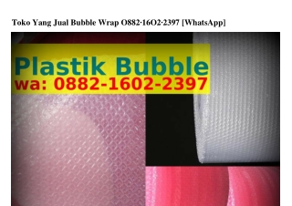 Toko Yang Jual Bubble Wrap
