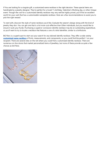 7 Simple Secrets to Totally Rocking Your name necklace