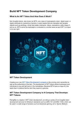 Create Non-Fungible Tokens On Various Platforms