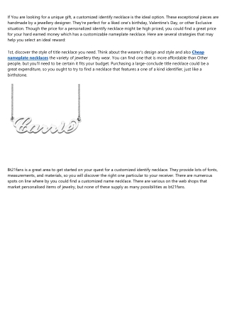 The Most Common custom name necklace Debate Isn't as Black and White as You Migh