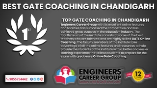 GATE COACHING IN CHANDIGARH