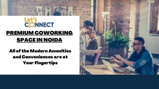 COWORKING SPACE IN NOIDA