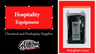 Hospitality Equipment