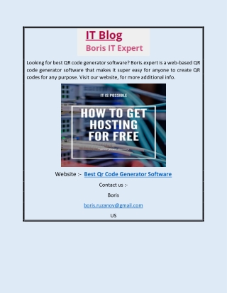 Best Qr Code Generator Software | Boris.expert