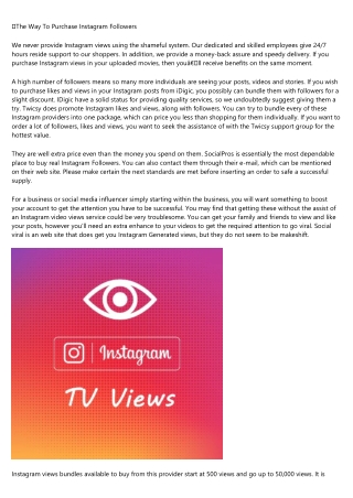 The Best Kept Secrets About buy instagram story views