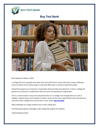 Buy Test Bank