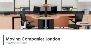 Moving Companies London