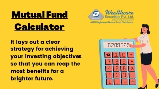 Mutual Fund Calculator