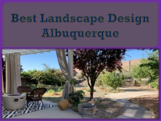 Best Landscape Design Albuquerque