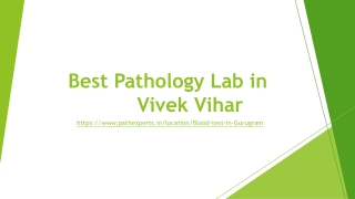 Best Pathology Lab in Vivek Vihar